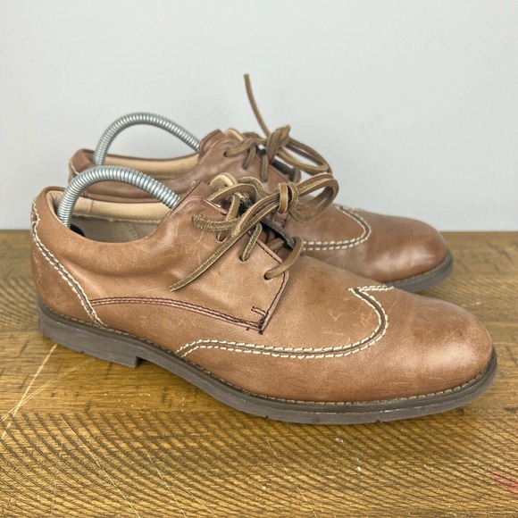 Sperry Brown Leather Oxfords - Picture 1 of 12